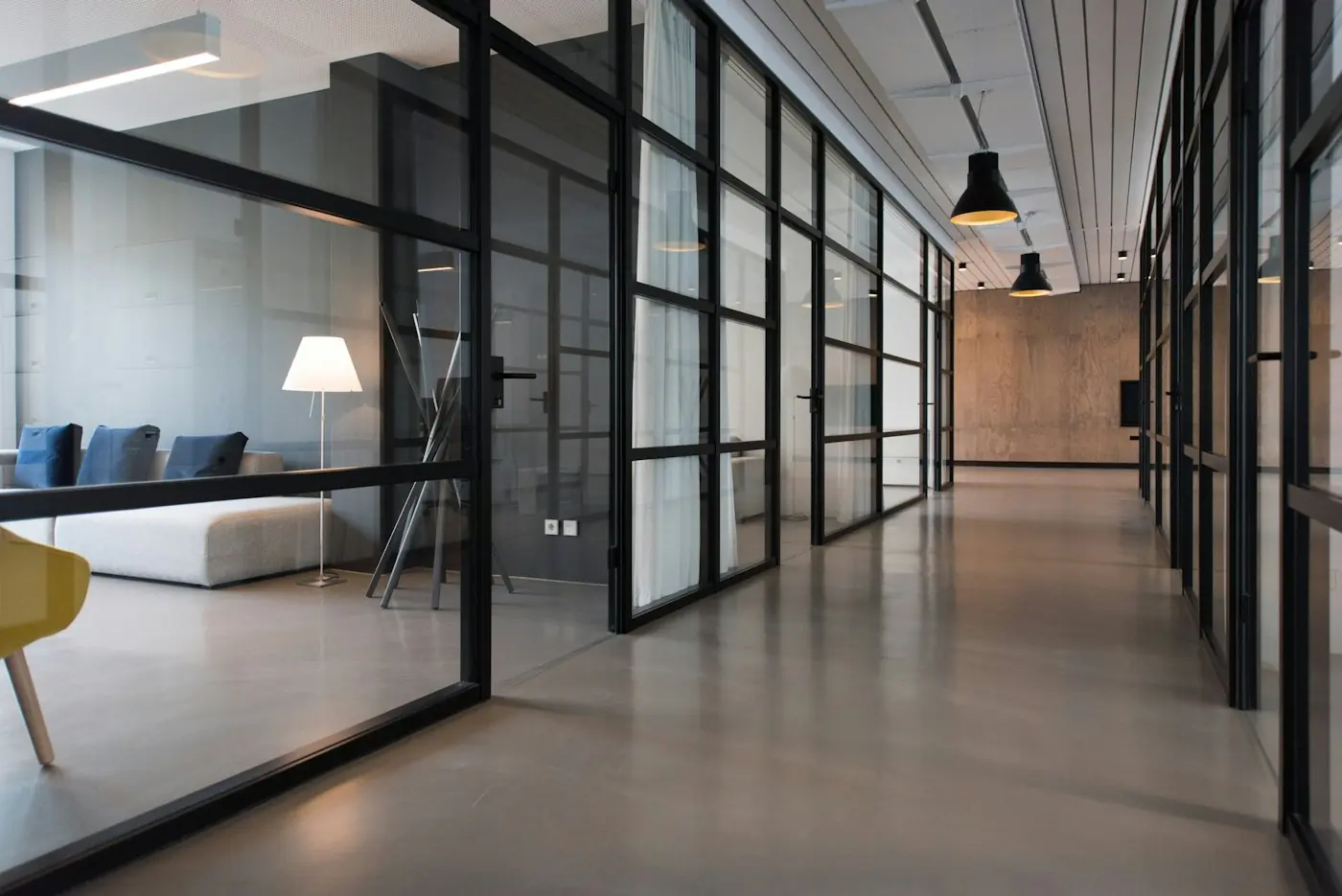 Modern office interior design in Hyderabad